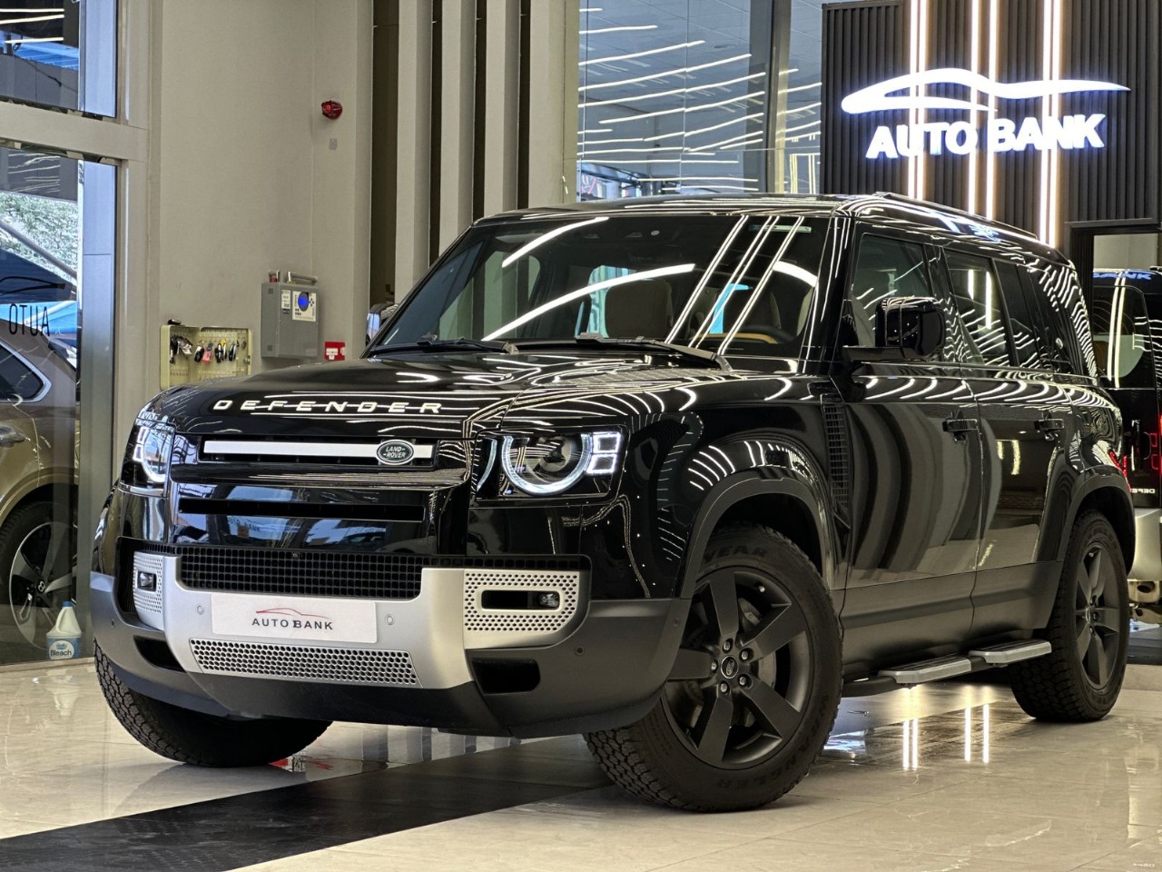 Land Rover Defender Black interior Saffron 2024 Rental Car Dubai,UAE
