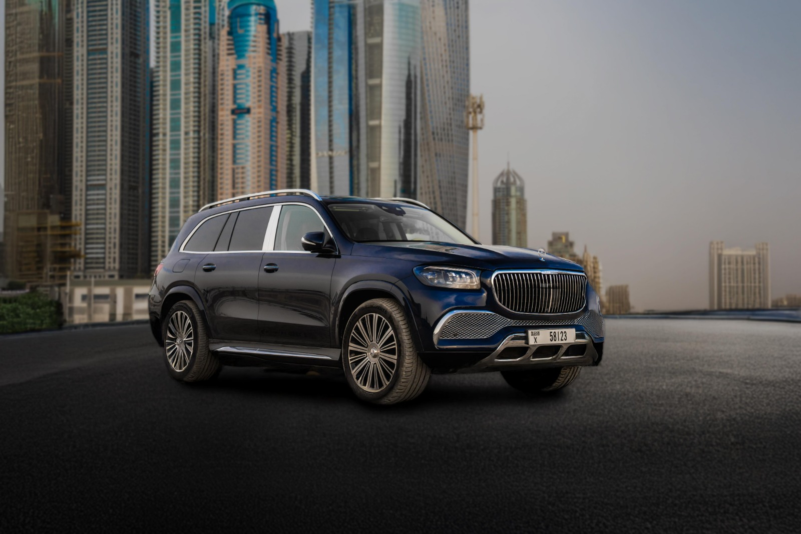 Mercedes Maybach GLS 600 Black 2022 Rental Car Dubai,UAE