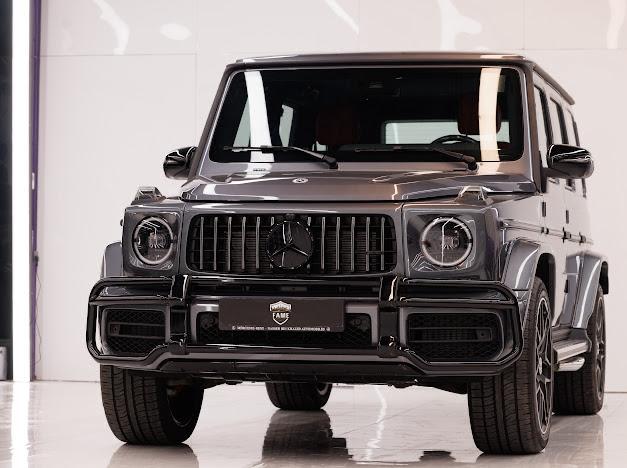 Mercedes Benz G63 Grey interior Red GCC 2024 Location de voiture Dubaï, Émirats Arabes Unis