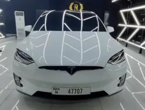Tesla Model X 2021 Rental Car Dubai,UAE